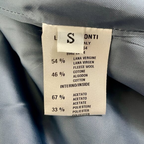 Liviana Conti One-Button Teddy Fleece Wool Jacket, Made In Italy, Large - Picture 8 of 10